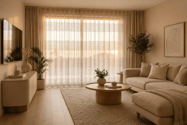 Modern sheer curtains for home interiors